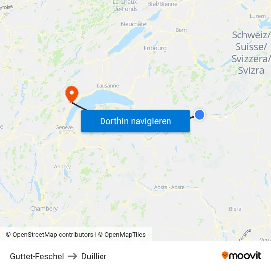 Guttet-Feschel to Duillier map