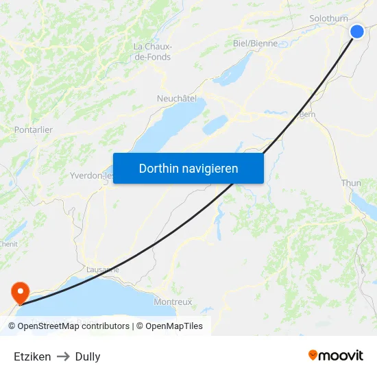 Etziken to Dully map