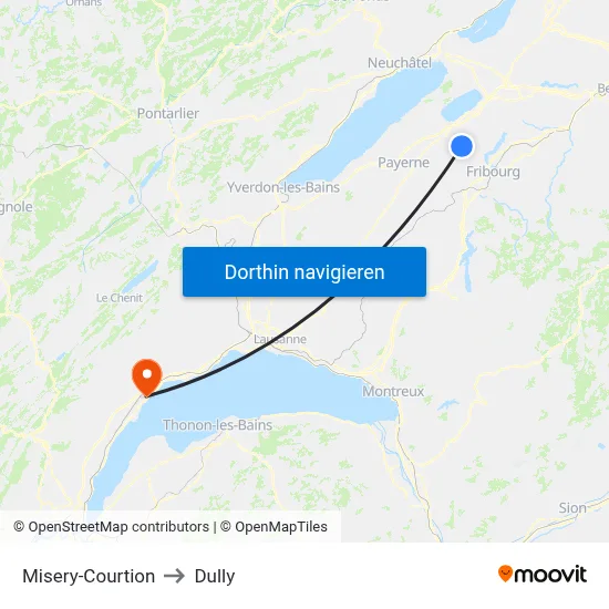Misery-Courtion to Dully map