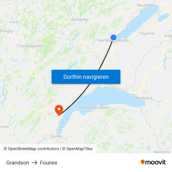 Grandson to Founex map