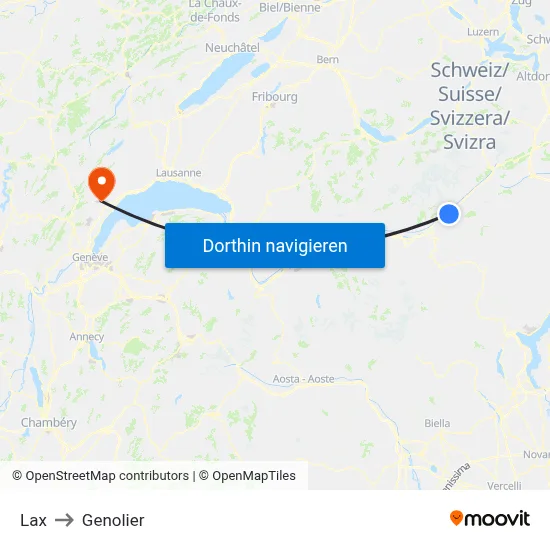 Lax to Genolier map