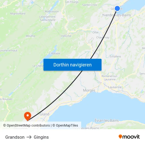 Grandson to Gingins map