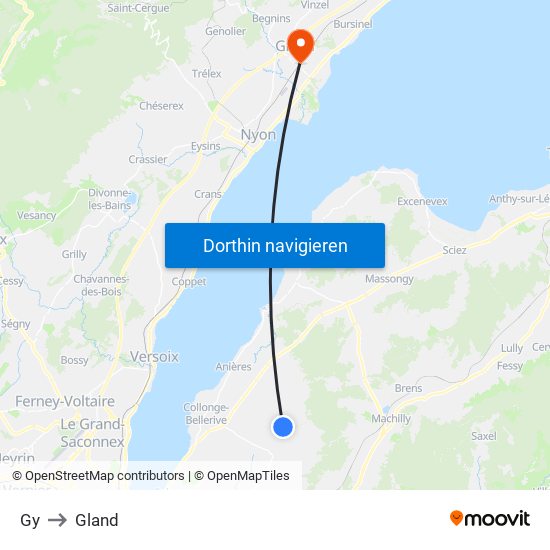 Gy to Gland map