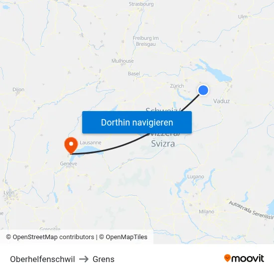 Oberhelfenschwil to Grens map
