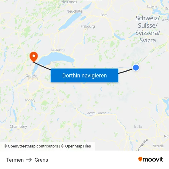 Termen to Grens map