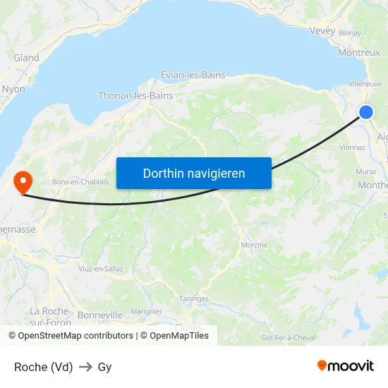 Roche (Vd) to Gy map