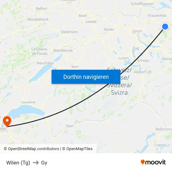 Wilen (Tg) to Gy map