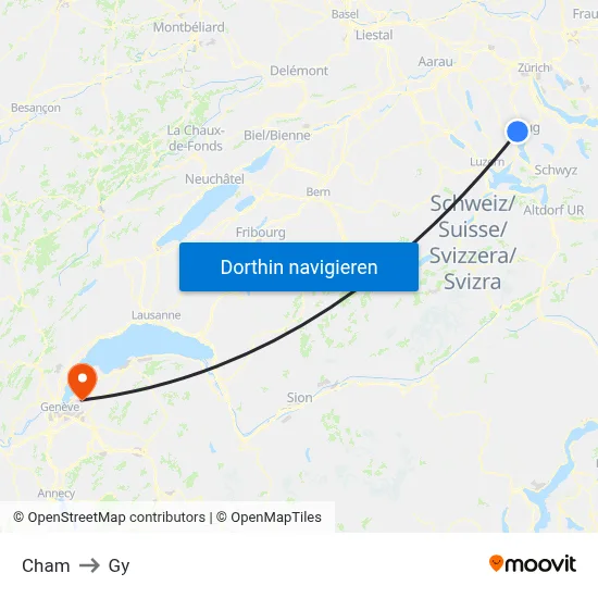 Cham to Gy map
