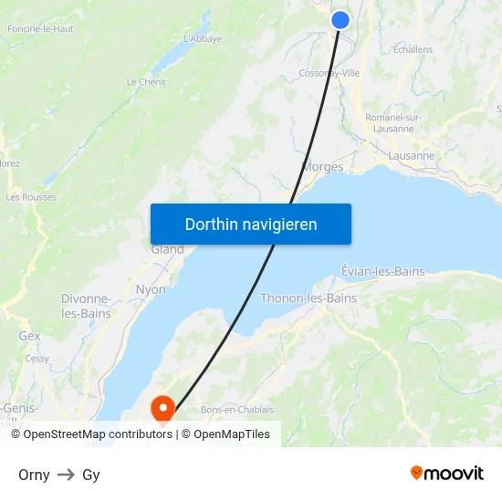 Orny to Gy map