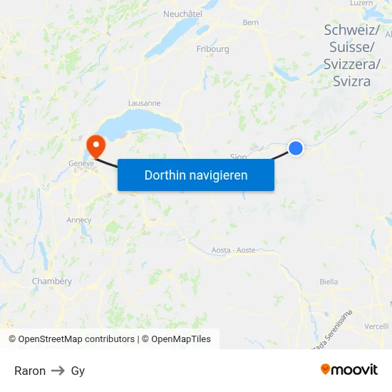 Raron to Gy map