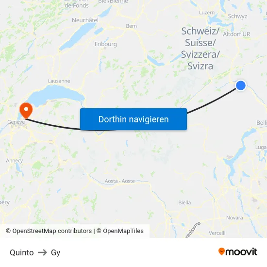 Quinto to Gy map