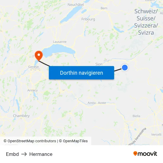 Embd to Hermance map
