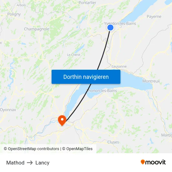 Mathod to Lancy map