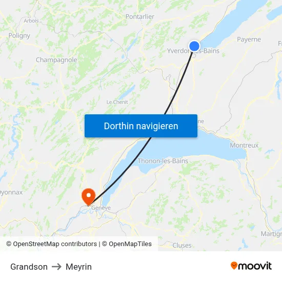 Grandson to Meyrin map