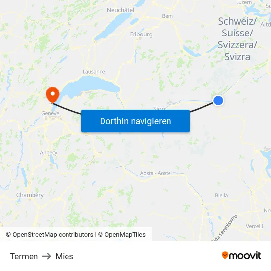 Termen to Mies map