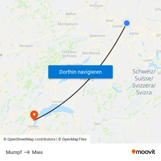 Mumpf to Mies map