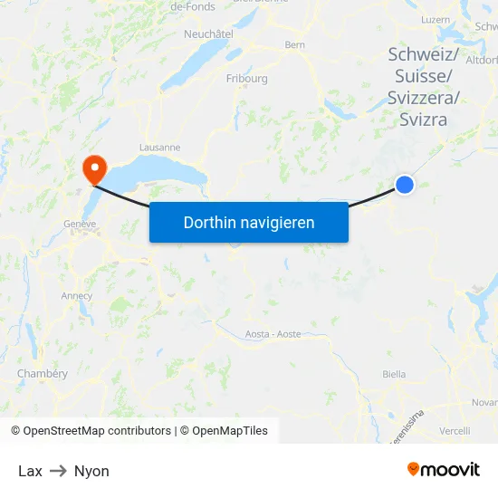 Lax to Nyon map