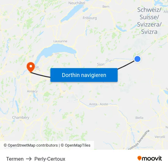 Termen to Perly-Certoux map