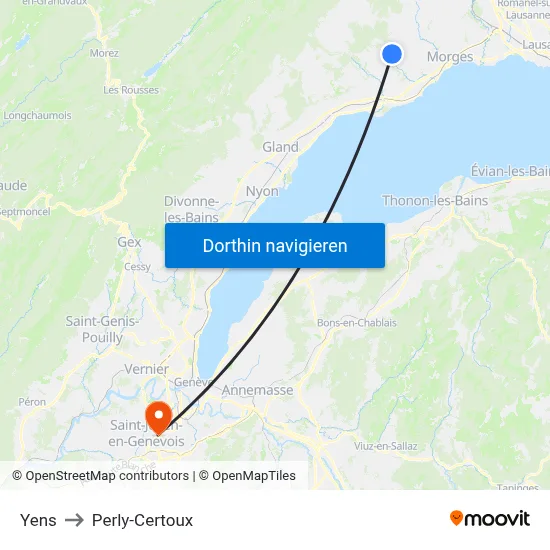 Yens to Perly-Certoux map
