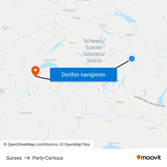 Surses to Perly-Certoux map
