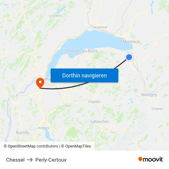 Chessel to Perly-Certoux map