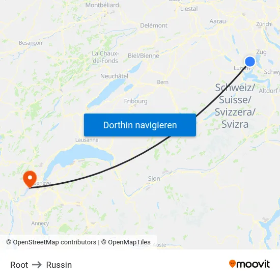Root to Russin map