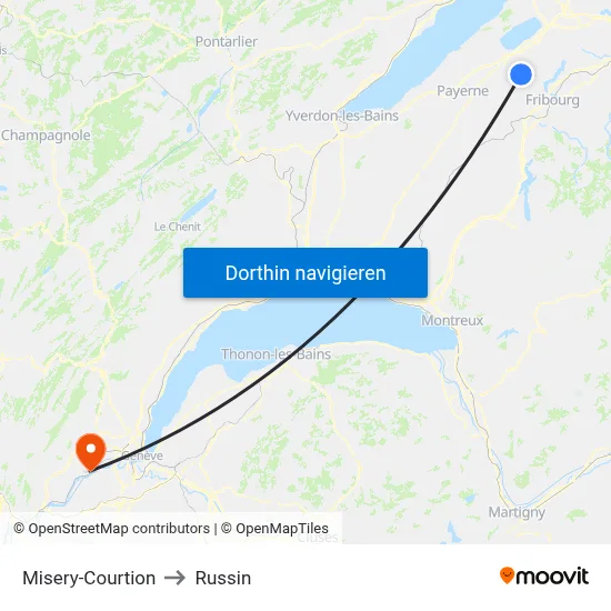 Misery-Courtion to Russin map
