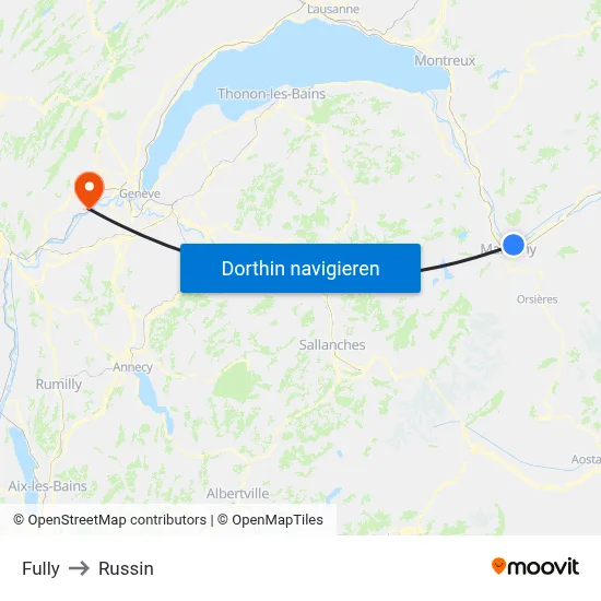 Fully to Russin map