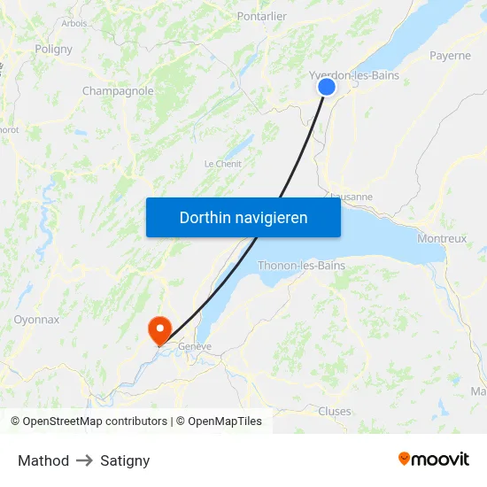 Mathod to Satigny map
