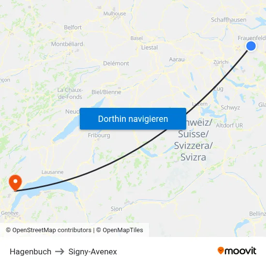 Hagenbuch to Signy-Avenex map