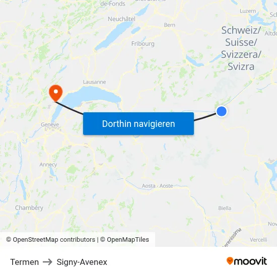 Termen to Signy-Avenex map