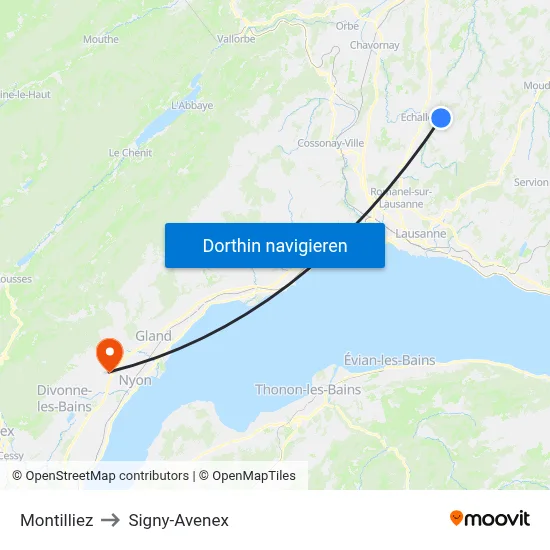 Montilliez to Signy-Avenex map