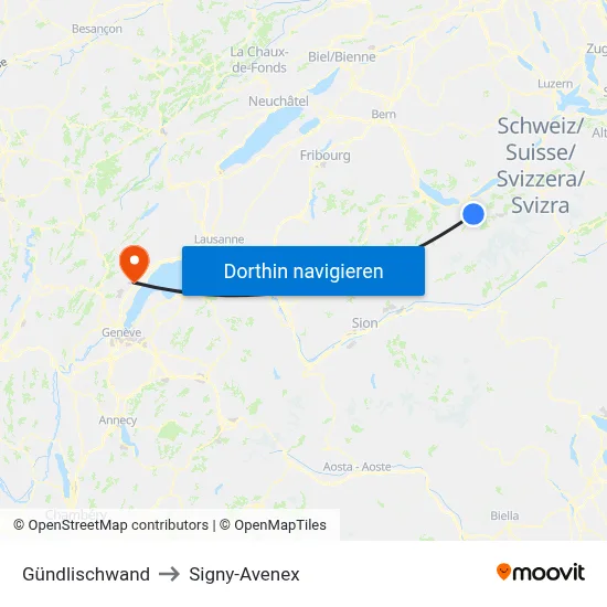 Gündlischwand to Signy-Avenex map