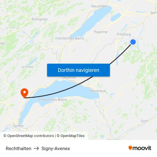 Rechthalten to Signy-Avenex map
