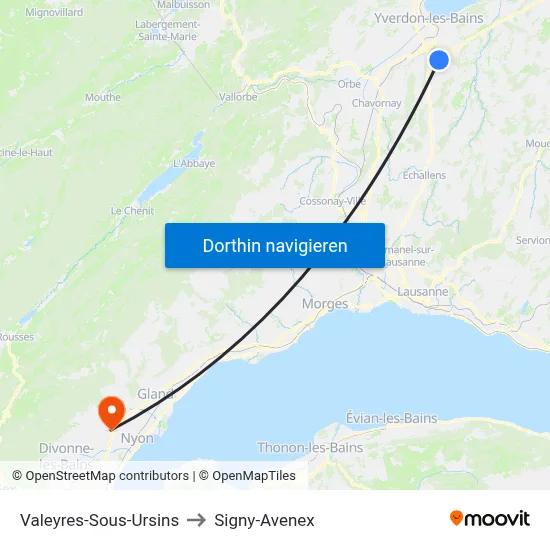 Valeyres-Sous-Ursins to Signy-Avenex map