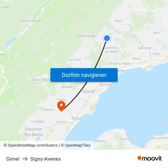 Gimel to Signy-Avenex map