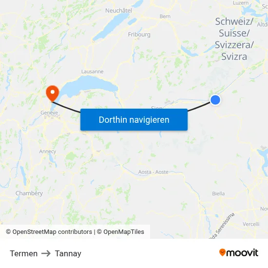 Termen to Tannay map