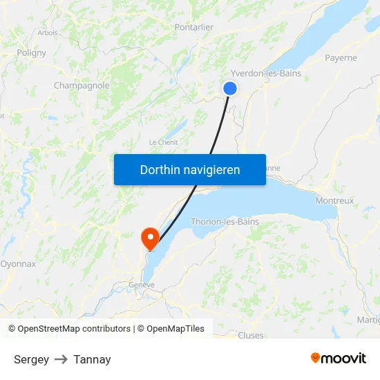 Sergey to Tannay map