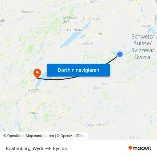 Beatenberg, Wydi to Eysins map