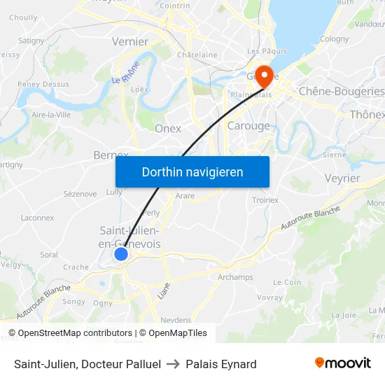 Saint-Julien, Docteur Palluel to Palais Eynard map