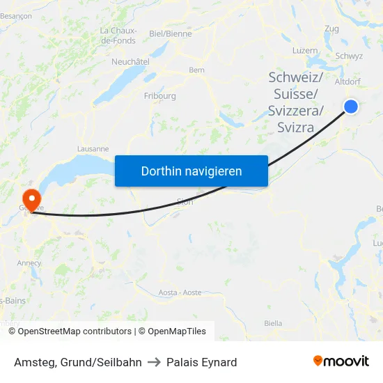 Amsteg, Grund/Seilbahn to Palais Eynard map