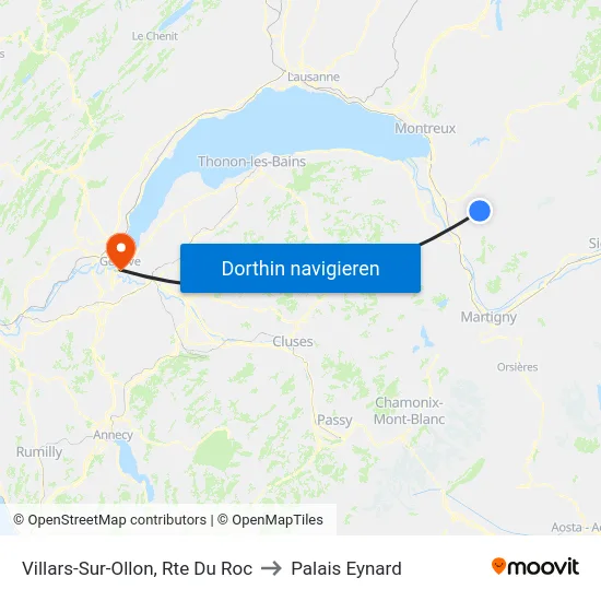 Villars-Sur-Ollon, Rte Du Roc to Palais Eynard map