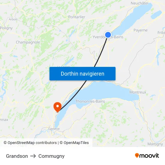 Grandson to Commugny map