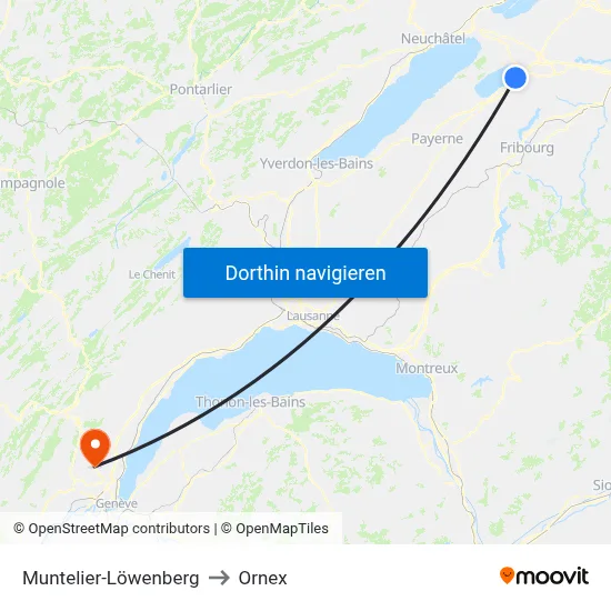 Muntelier-Löwenberg to Ornex map