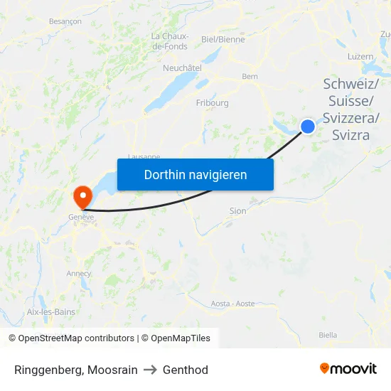 Ringgenberg, Moosrain to Genthod map