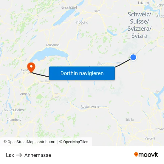 Lax to Annemasse map