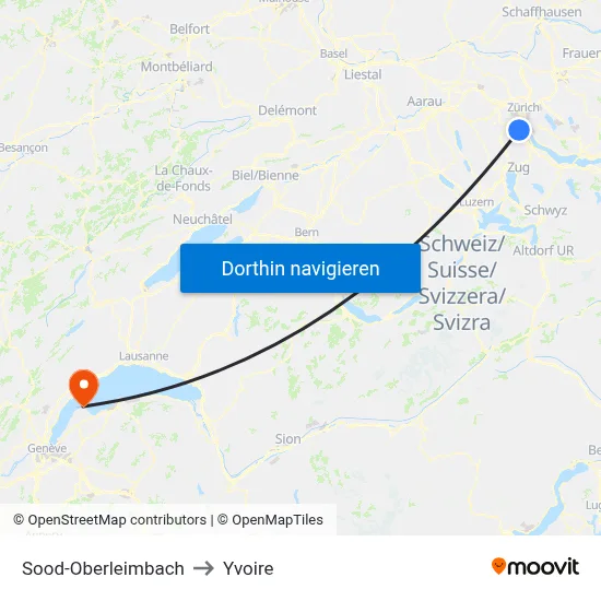 Sood-Oberleimbach to Yvoire map