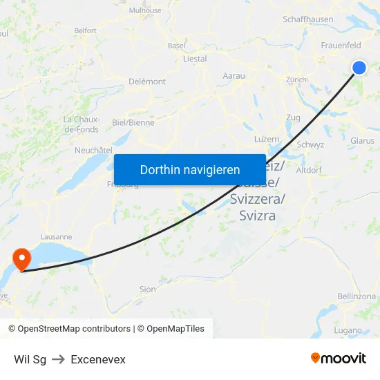 Wil Sg to Excenevex map