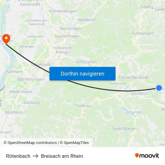 R tenbach nach Breisach Am Rhein - City 219348 City 222353