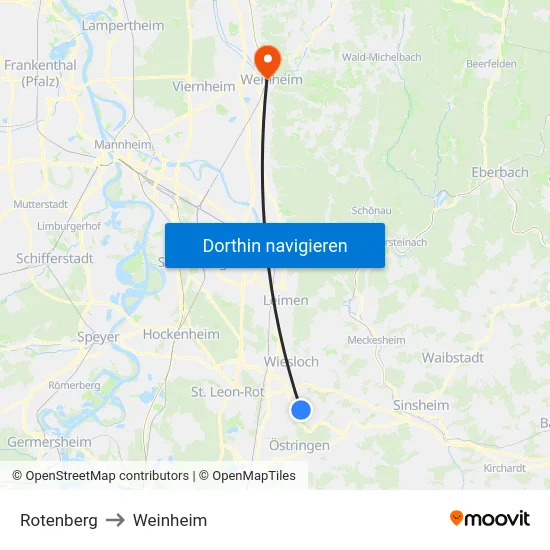 Rotenberg to Weinheim map